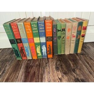 The New Junior Classic Books / Antique Children Books lot of 14